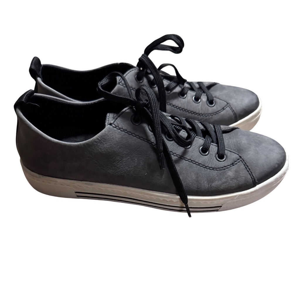 Remonte Alina 00 Moor Leather Sneakers Soft Grey Leather Low Top EU 39 US 8.5